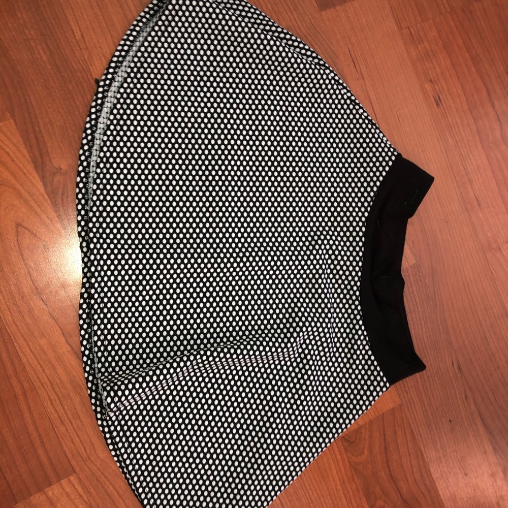 Black & White Polka Dot Skirt